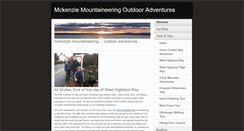 Desktop Screenshot of mckenziemountaineering.com